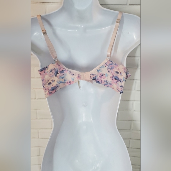 Jessica Simpson Pink Floral Bra - Picture 3 of 7